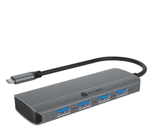 ICY BOX USB-C 6w1 - 1 monitor, PD 100W IB-DK4022a-CPD - 1316425 - zdjęcie